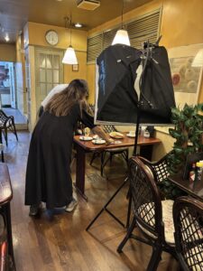 広報誌取材の様子